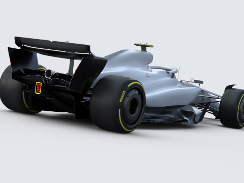 F1 Generic Car 2025 Template Model 3D