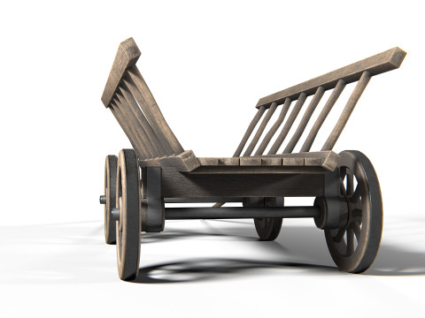 Dray 01 PBR 3D Модель
