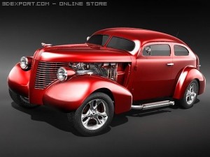 Hotrod Pontiac 1938 3D 모델