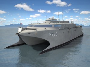 US Navy HSV-2 Swift Ship 3D 모델