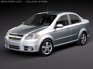 Chevrolet Aveo Sedan 3D-Modell
