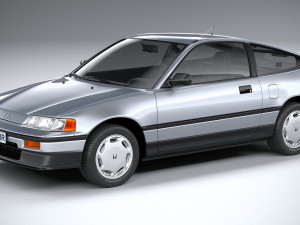 Honda Civic CRX II 1988 3D 모델