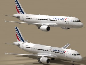 a320-200 airfrance 3D 모델