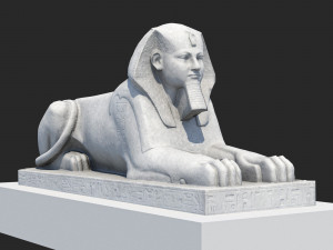 Crystal Palace Sphinx Model 3D