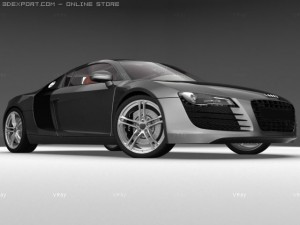 audi r8 3D-Modell