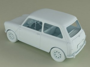 morris mini cooper mk 1 3D Model