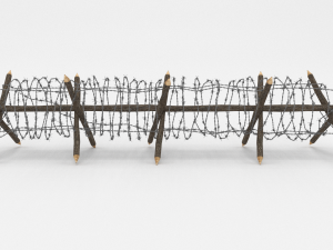 barb wire obstacle 11 3D Модель