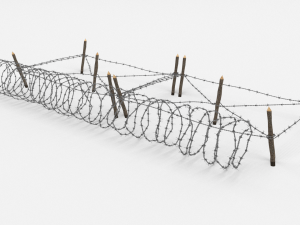 barb wire obstacle 19 3D Модель