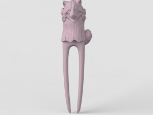 STL CNC Router file 3dprintable Hairpin Raccoone Modèles 3D en vedette