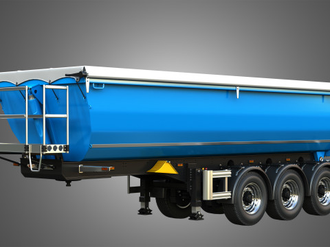 Tipper Semi Trailer 3D Модель