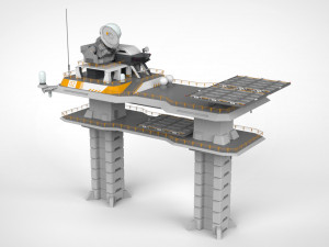 Radar platform 2 3D Model