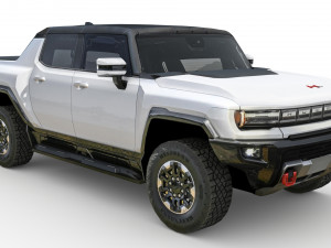 GMC Hummer EV Pickup 2022 3D 모델