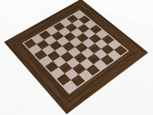 chess board Modèle 3D