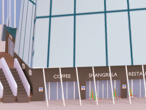 low poly london city 3D Модель