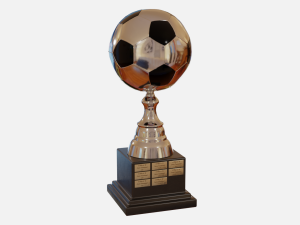 Soccer Trophy 3D Модель