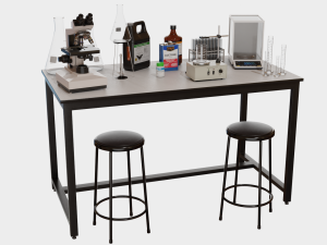 Science Equipment 3D Модель