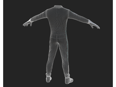 F1 Mercedes Racing Suit 2025 3D Модель