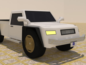 2 door 4x4 truck Modelo 3D