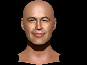 Billy Zane ZBrush 2 only the head 3Dモデル