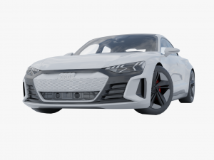 AudiE-tron GT Low-poly 3D Model 3D