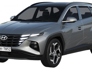 hyundai tucson 2021 3D 模型
