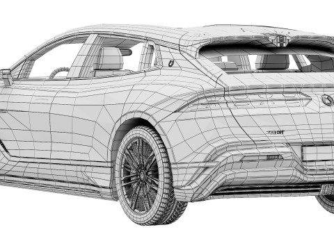 Denza Z9 GT 2025 3D Модель