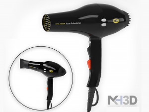promax hair dryer 3D 모델