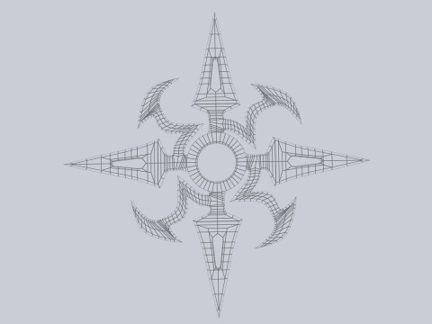 Shuriken 3D 模型