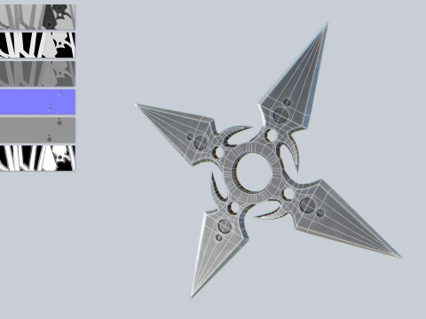 Shuriken 3D Model