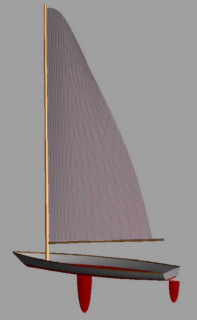 yacht- lazer Modèle 3D .c4d .max .obj .3ds .fbx .stl .blend 