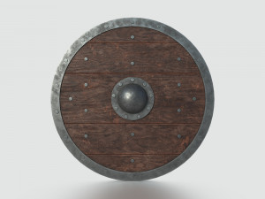 scandinavian battle shield 3D 모델