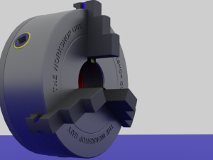 Lathe chuck 3Dモデル