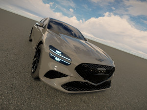 Genesis GV70 Sport 2022 Model 3D