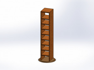 Book shelf 3D Модель