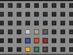 JUNG LS ZERO LS TOUCH - the smart KNX kit 54 items 3D-Modell