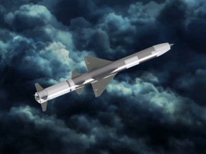 of a supersonic cruise missile Model 3D