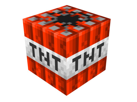 Minecraft TNT 3D Model