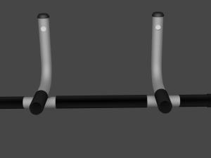 Horizontal bar 3D 模型