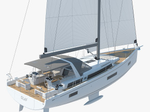 BENETEAU Oceanis Yacht 54 v2 Model 3D