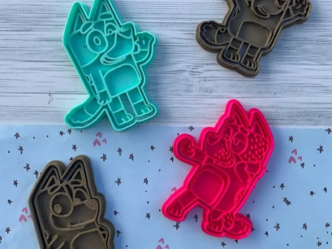 Set Personajes Cookie Cutter Galleta Galletitas Cermica Arcilla 3D 프린트 모델