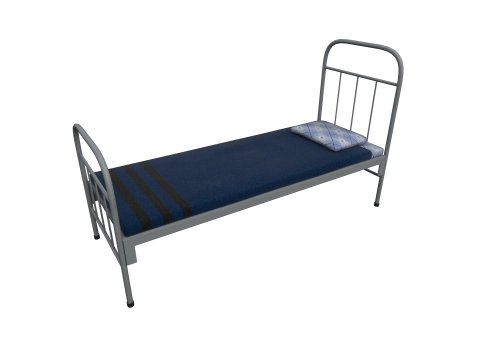 Army bed 3D Модель