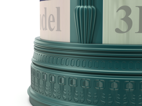 Advertising Column 3D Модель