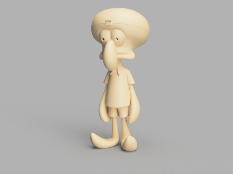 Squidward SpongeBob Box 3D Model