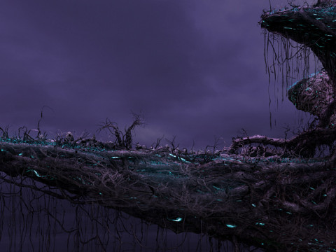 Fantasy Cliff 3Dモデル