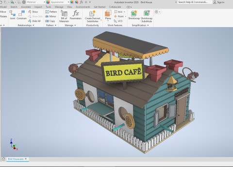 Bird House Modello di stampa 3D