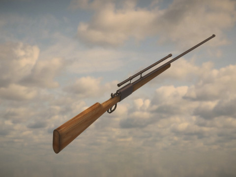 Western Rifle 3D-Modell