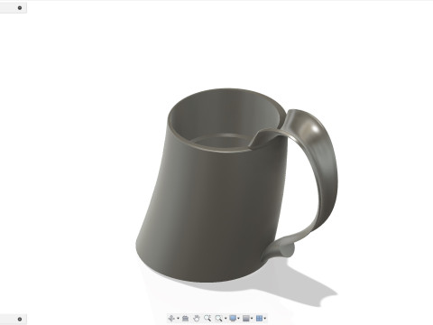 Viking drinking horn cup holder Modelo de Impressão 3D